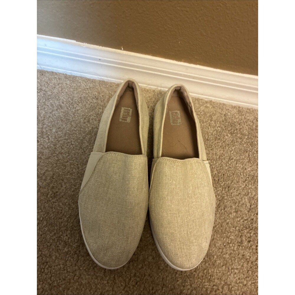 FitFlop Sneakers Slip On Tan Size 7 Comfort Flats - Picture 3 of 6